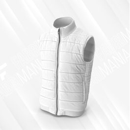 Mens Lightweight White Vest