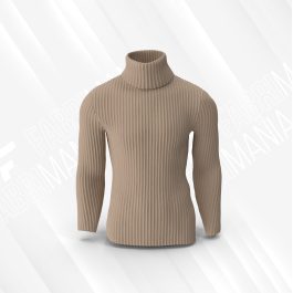 Mens High Neck Sweater