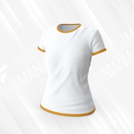 Womens Cotton White Tee