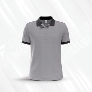 mens polo grrey