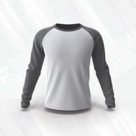 Mens Gray Full Sleeve Tee