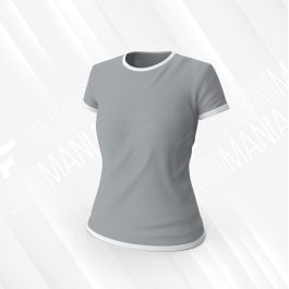 Womens Cotton Gray Tee