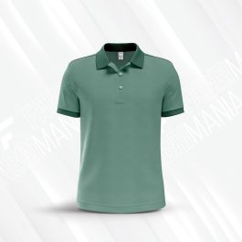 Mens Green Polo